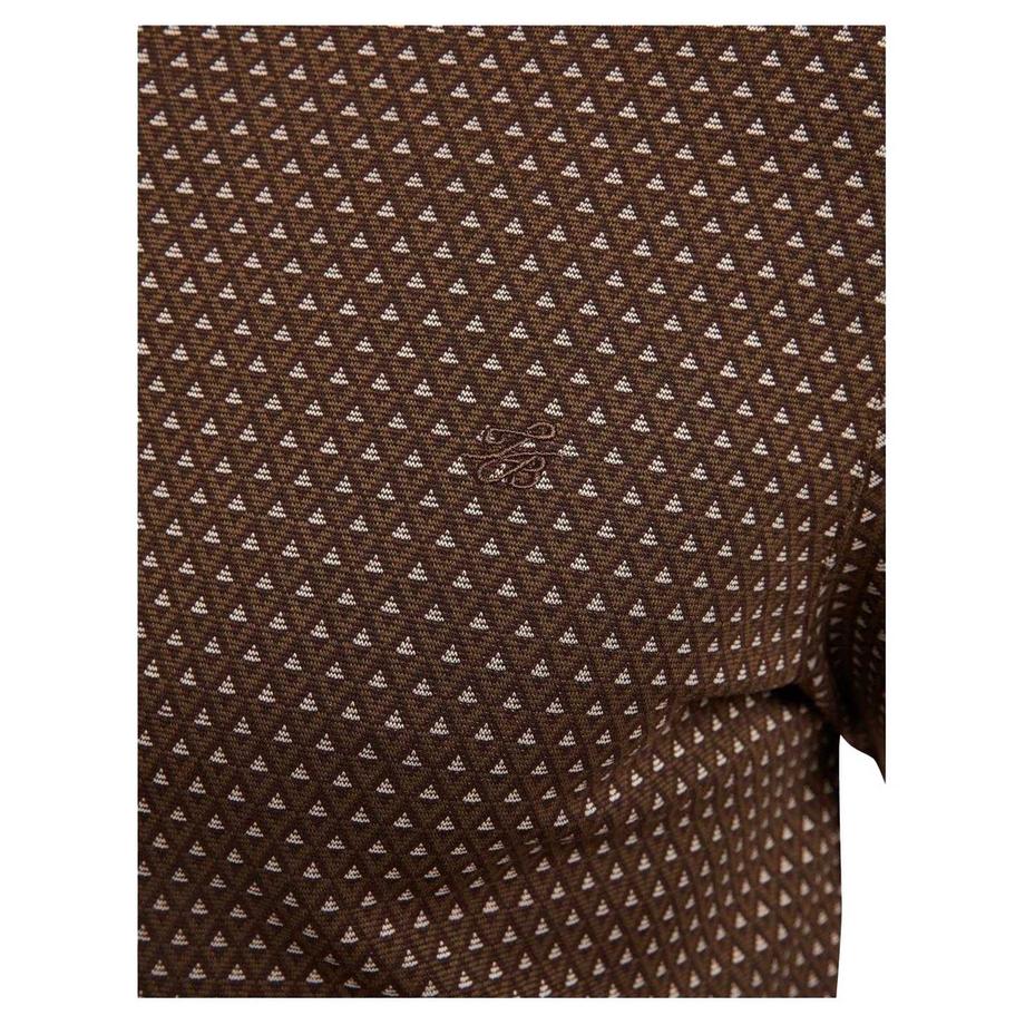 TED BAKER  Maglietta Polo Jacquard Manica Lunga 