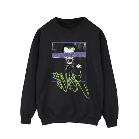 BATMAN Joker Imprimé Graphique Loose Fit Sweatshirt  