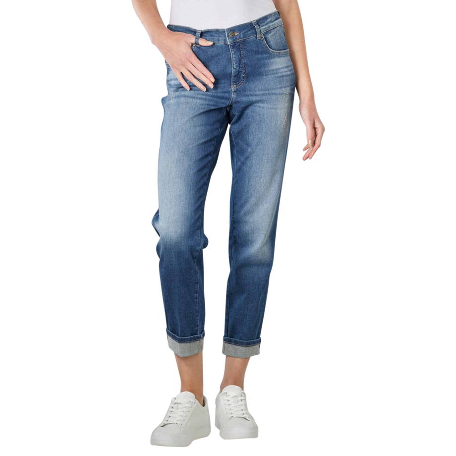 Darleen Jeans Straight Fit Crop TU Sportiv Denim