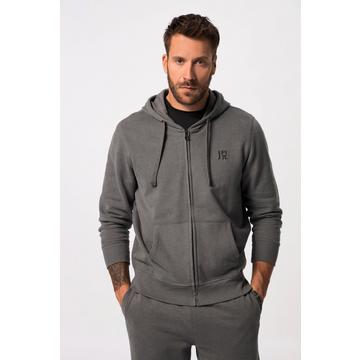 Veste à capuche JAY-PI, collection fitness. En molleton avec des imprimés.