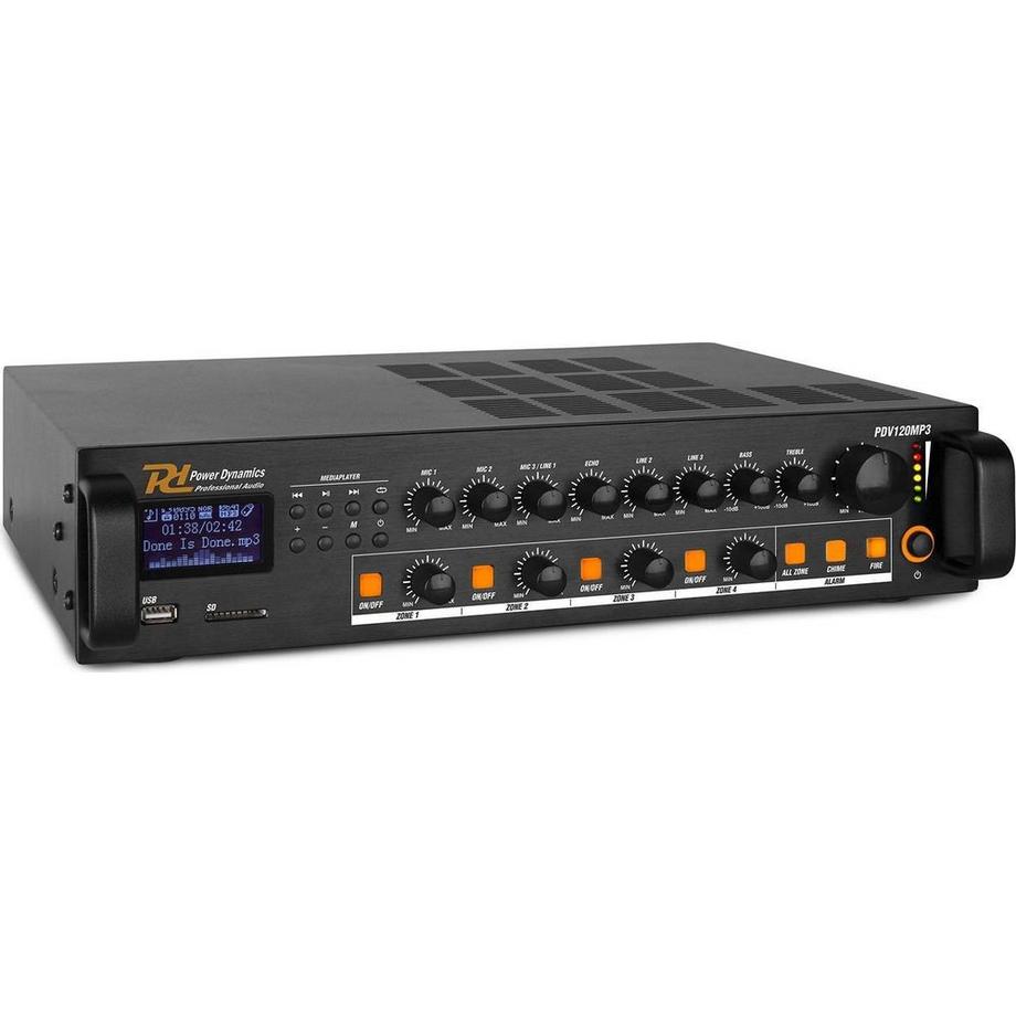 Power Dynamics  Power Dynamics PDV120MP3 Nero 