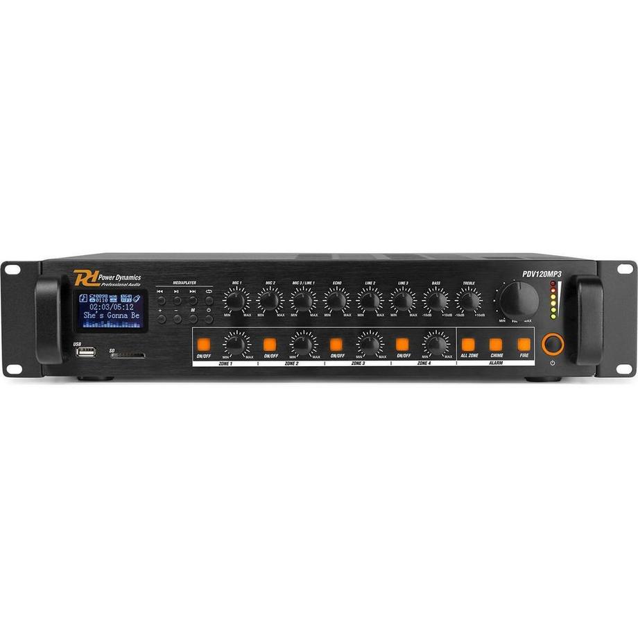 Power Dynamics  Power Dynamics PDV120MP3 Nero 