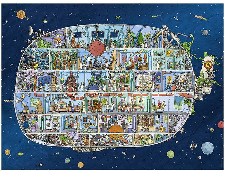 Heye  Puzzle Spaceship (1500Teile) 