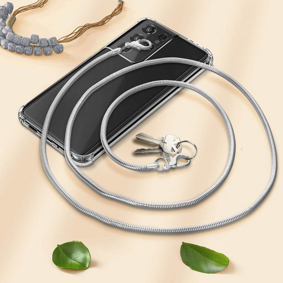 Avizar  Bijou Téléphone 110cm, Maille Serpent 