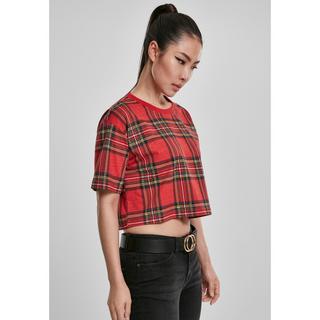 URBAN CLASSICS  t-shirt urban classic tartan oversized 