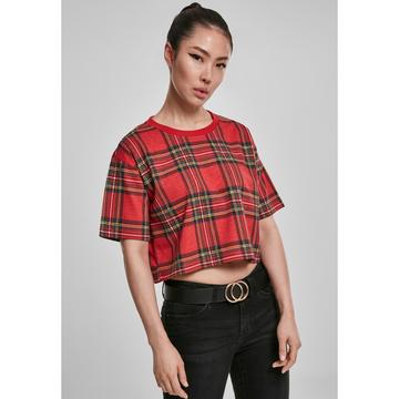 t-shirt urban classic tartan oversized