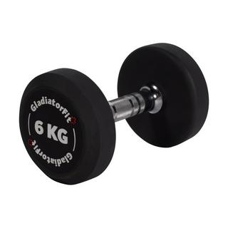 GladiatorFit  Haltère rond en caoutchouc GladiatorFit 