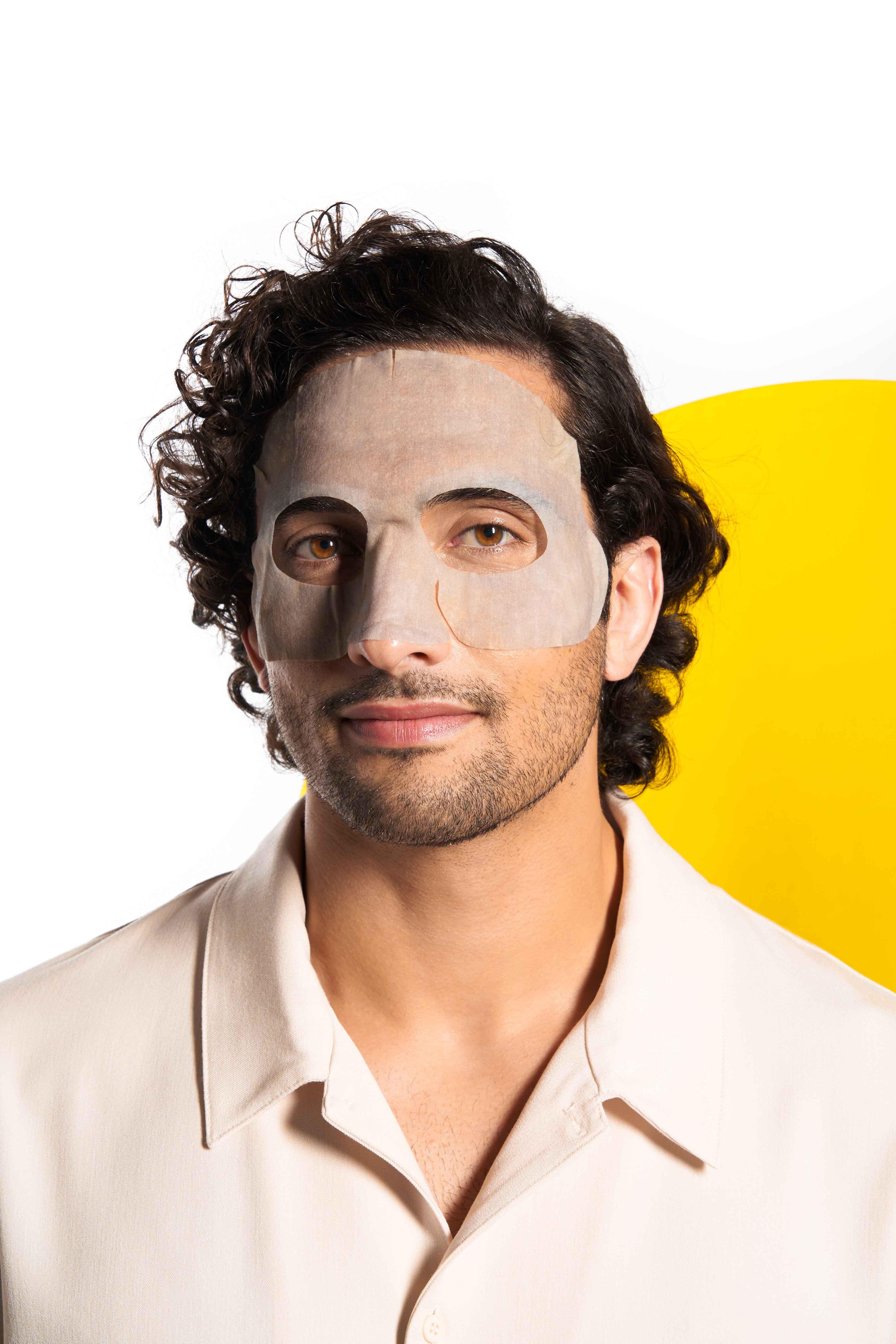 Lumin Skincare  Maschera facciale settimanale di riavvio - Adatta alla barba (Confezione da 10) 