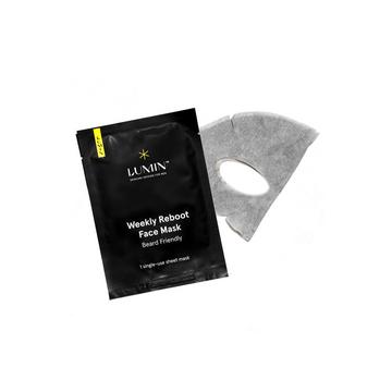 Lumin Skincare Weekly Reboot Face Mask - Beard Friendly (Confezione da 10 pezzi)