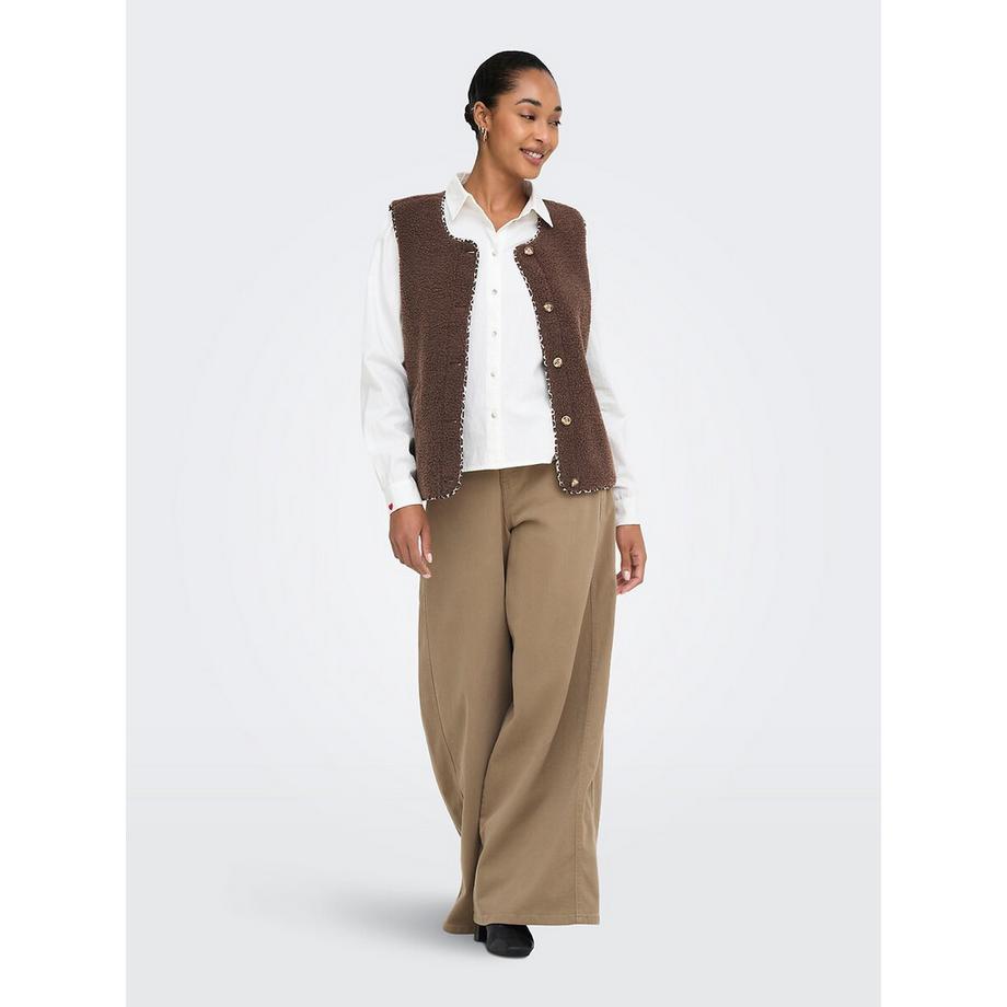 ONLY Veste sans manches en sherpa  