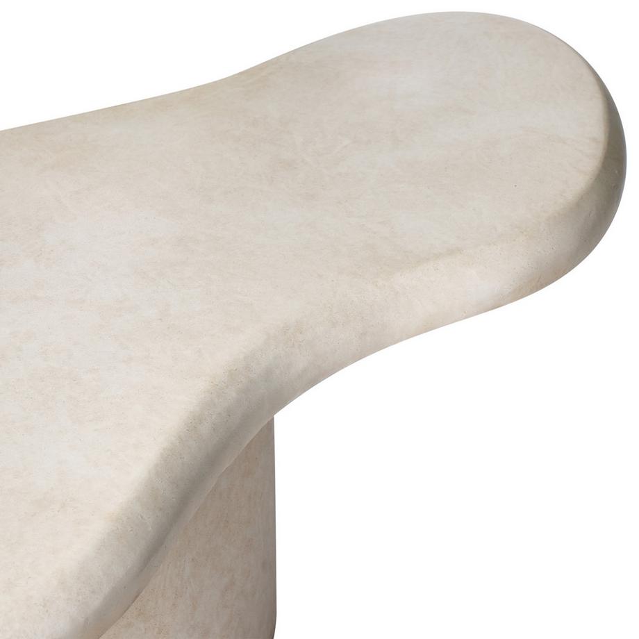 Beliani Couchtisch aus Magnesiumoxid Minimalistisch CONZA  