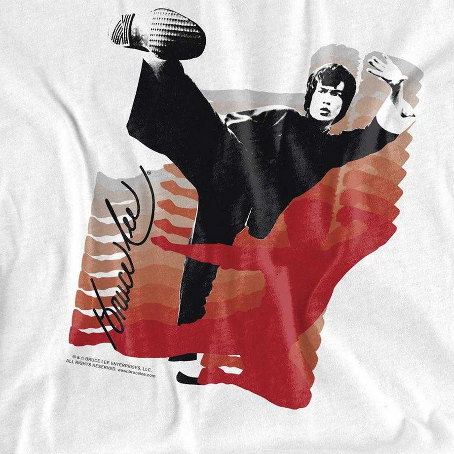 Bruce Lee T-Shirt Manches Longues Kick It  