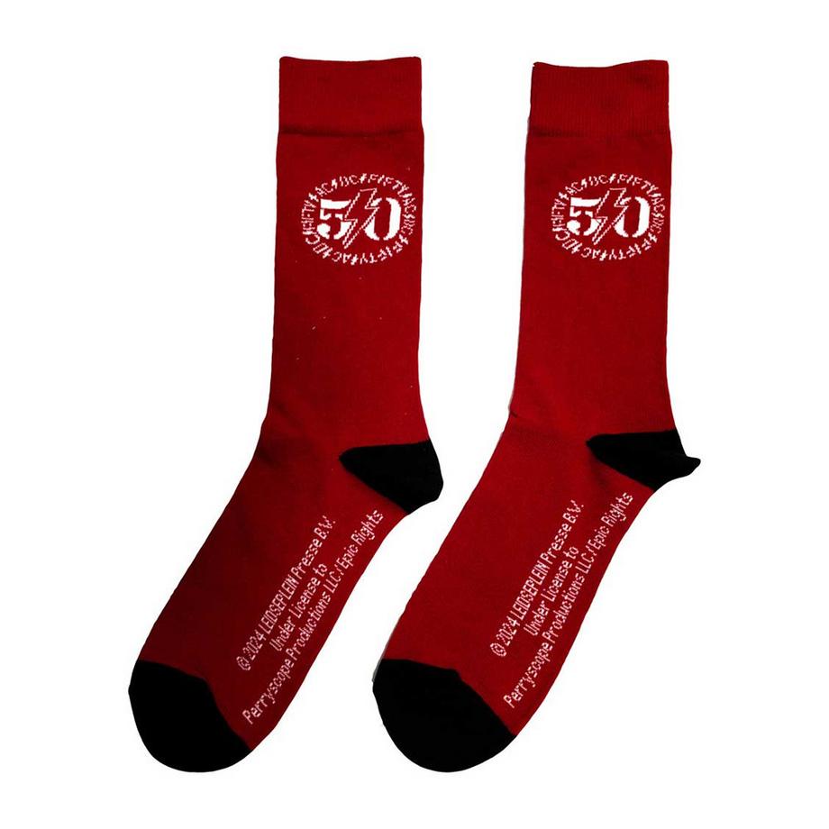 AC/DC ACDC 50th Anniversary Chaussettes  