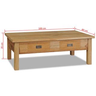 VidaXL Couchtisch teak  