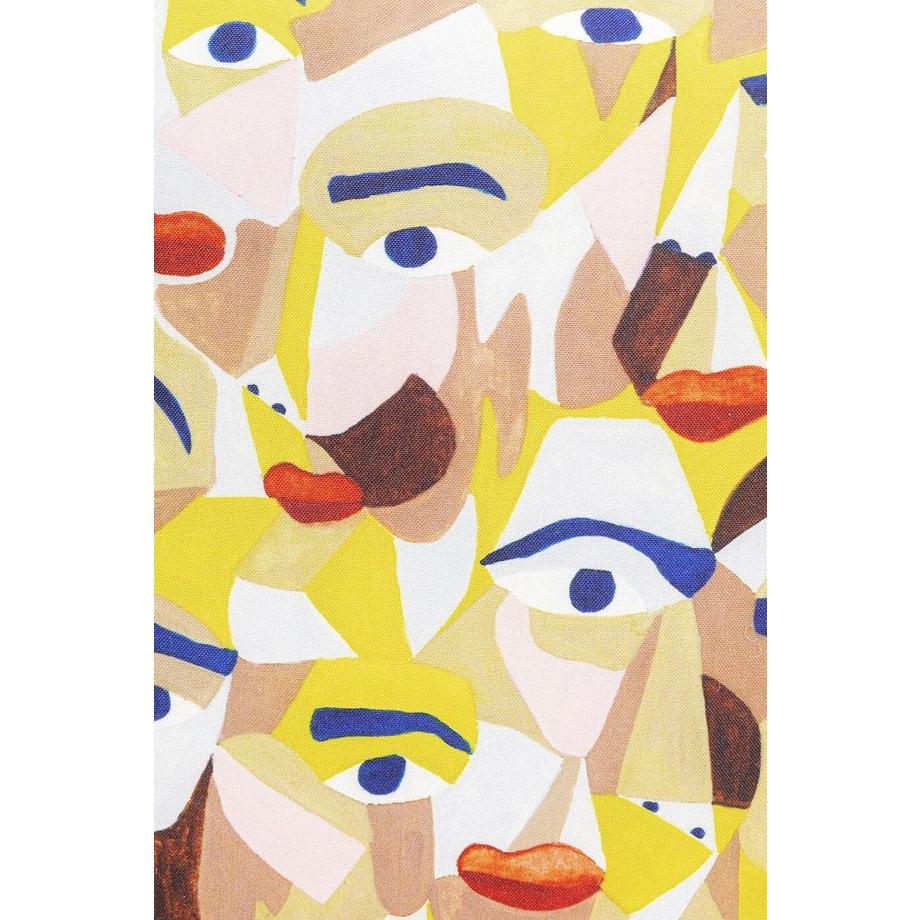 KARE Design Kissen Artistic Faces 45x45  