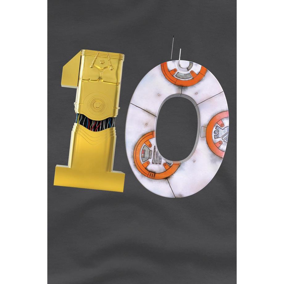 STAR WARS  Tshirt motifs C3PO et BB8 Enfant 