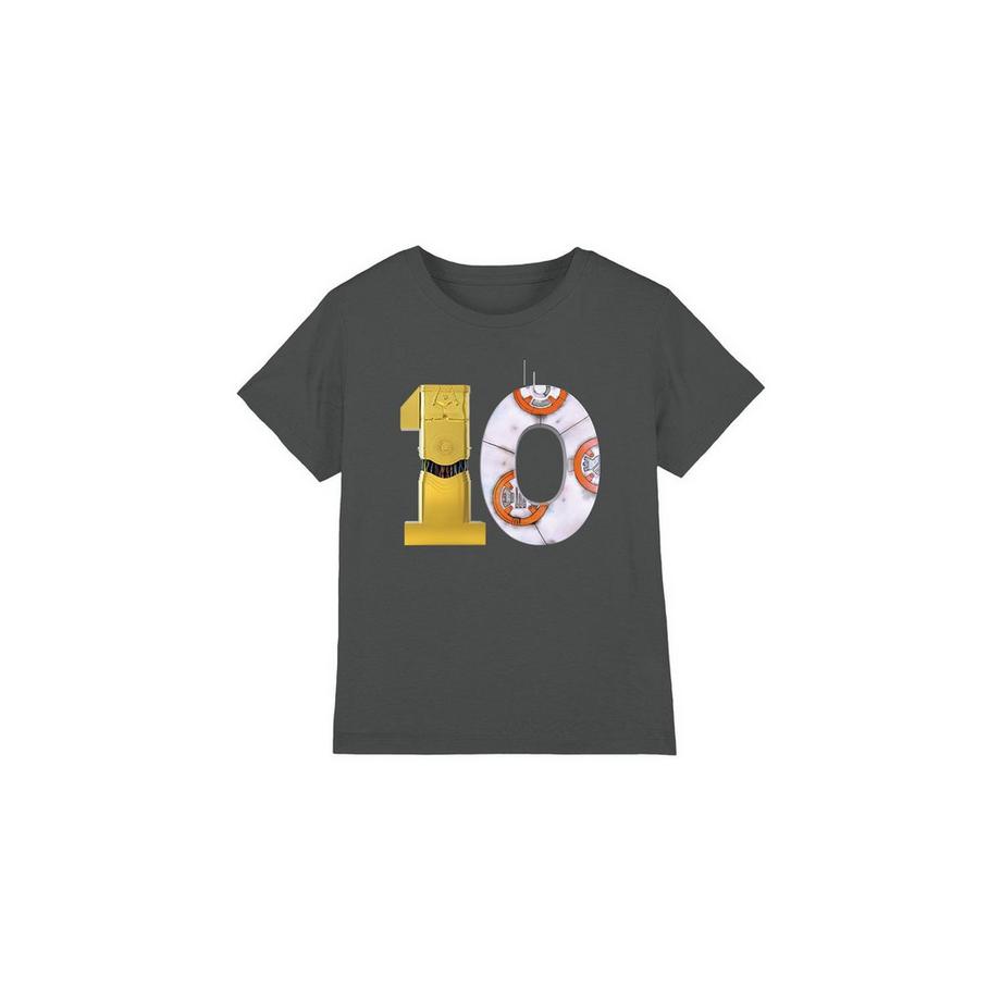 Tshirt motifs C3PO et BB8 Enfant
