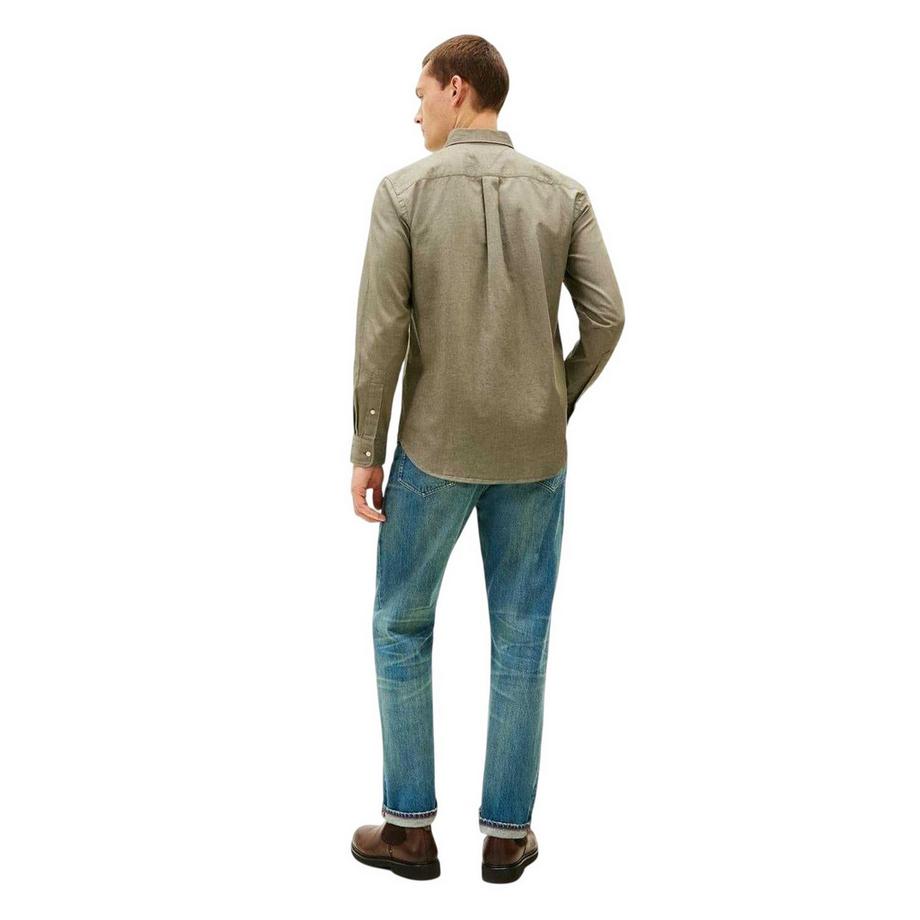 TOMMY HILFIGER  Langarmhemd „bedford“ Mit Knopfleiste 