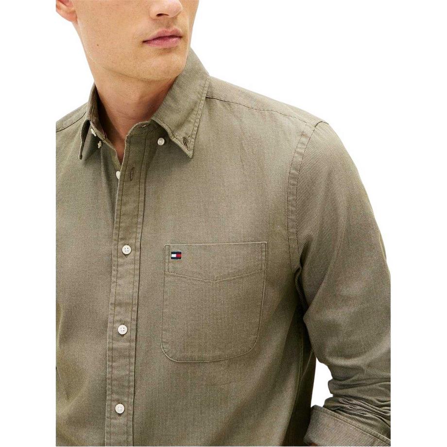 TOMMY HILFIGER  Langarmhemd „bedford“ Mit Knopfleiste 