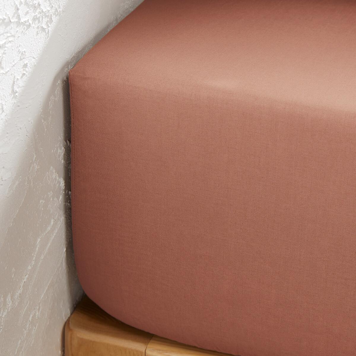 La Redoute Intérieurs Scenario Unifarbenes Fixleintuch für hohe Matratzen  