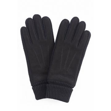 Gants en daim de chèvre à doublure en cachemire à manchette (Cuff Down)