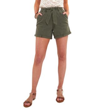 Shorts mit hoher Taille und Paperbag-Bund