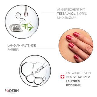 PODERM  Mycose Ongles - Vernis FRAMBOISE Tea Tree - Swiss Made 