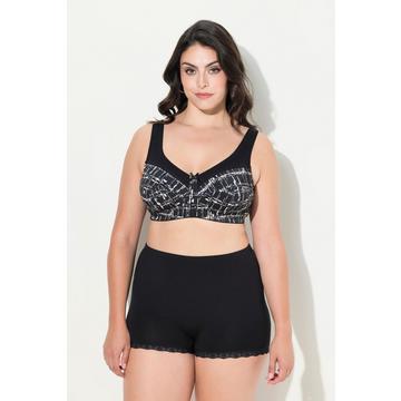 Soutien-gorge de maintien sans armatures, imprimé graphique - bonnet C-F