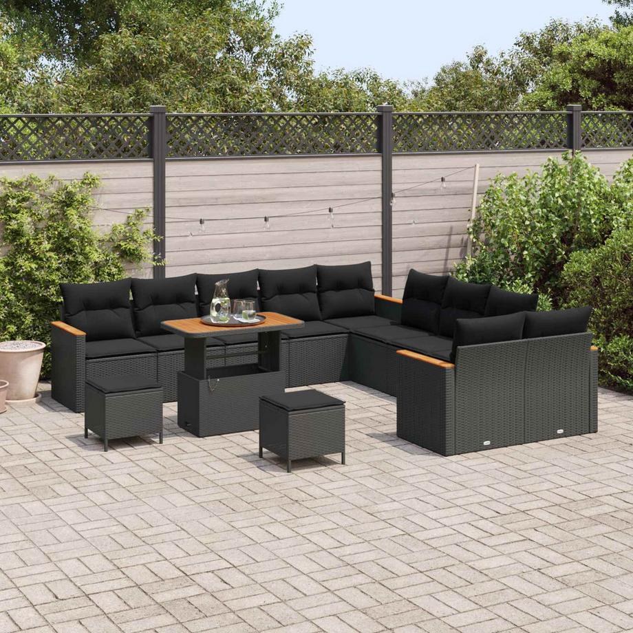 VidaXL Set Divano da Giardino Polyrattan  
