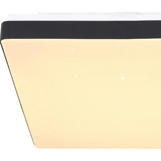 mutoni Plafoniera Raina metallo bianco nero LED 33x33  