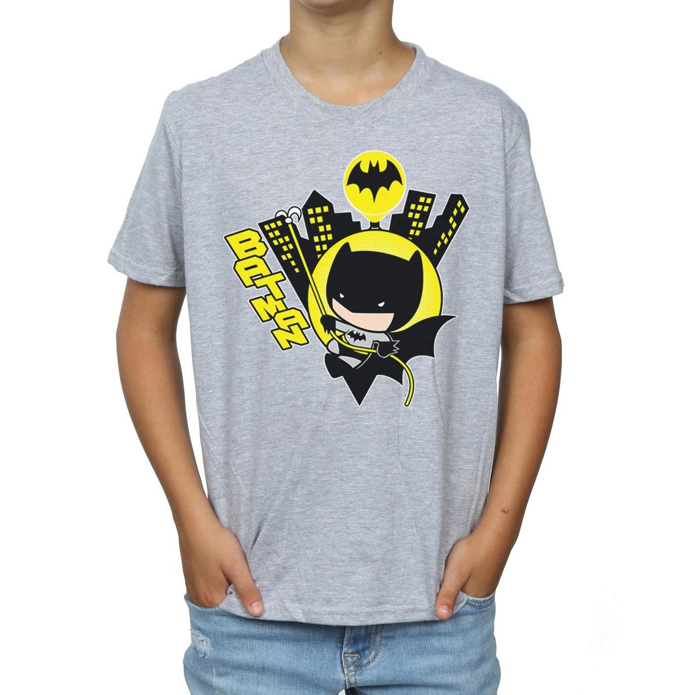 DC COMICS  Chibi Batman Swinging TShirt 