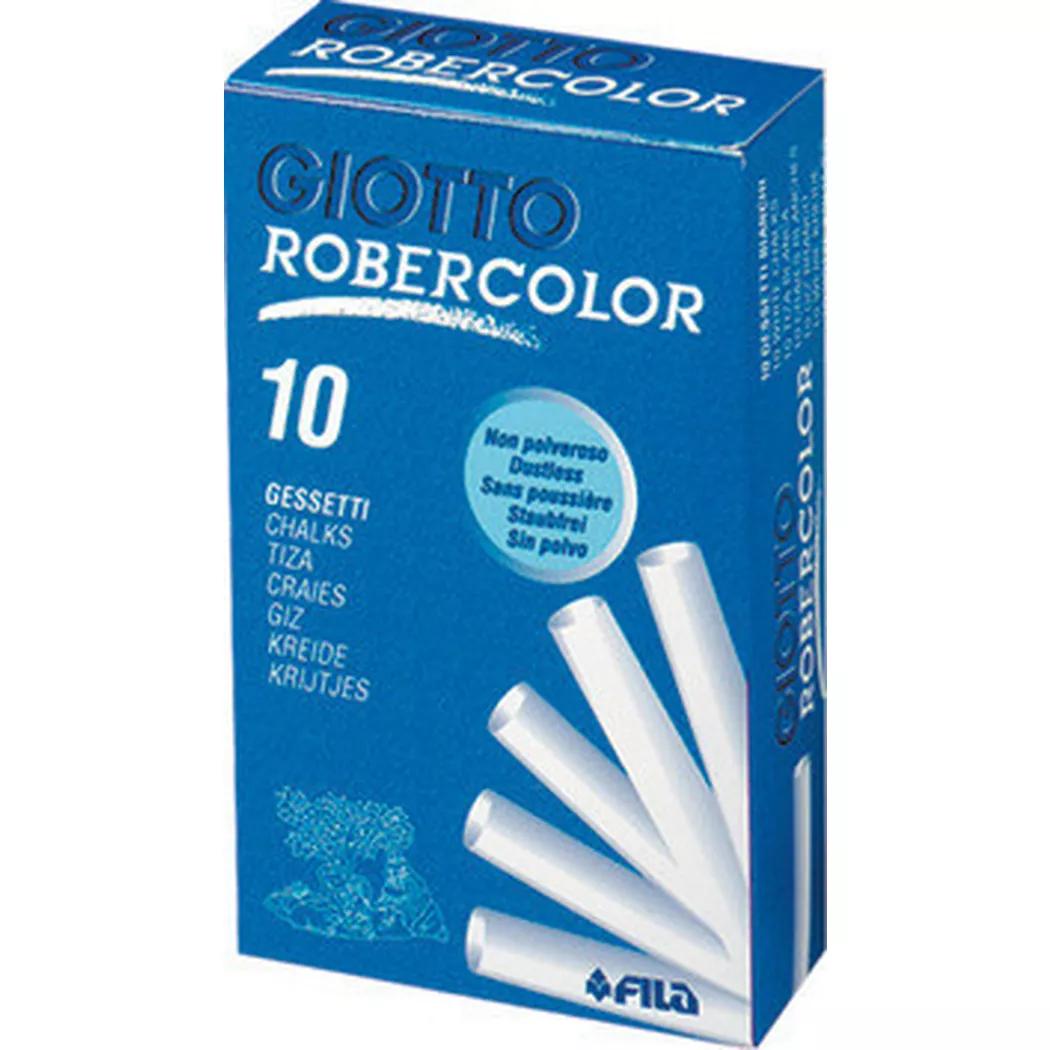 Giotto -  Kreiden Robercolor 538700 weiss 10 Stück