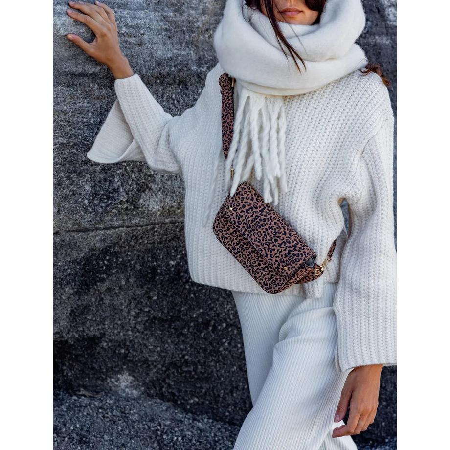 Maradji Emilie Sac Bandoulière Imprimé Léopard  