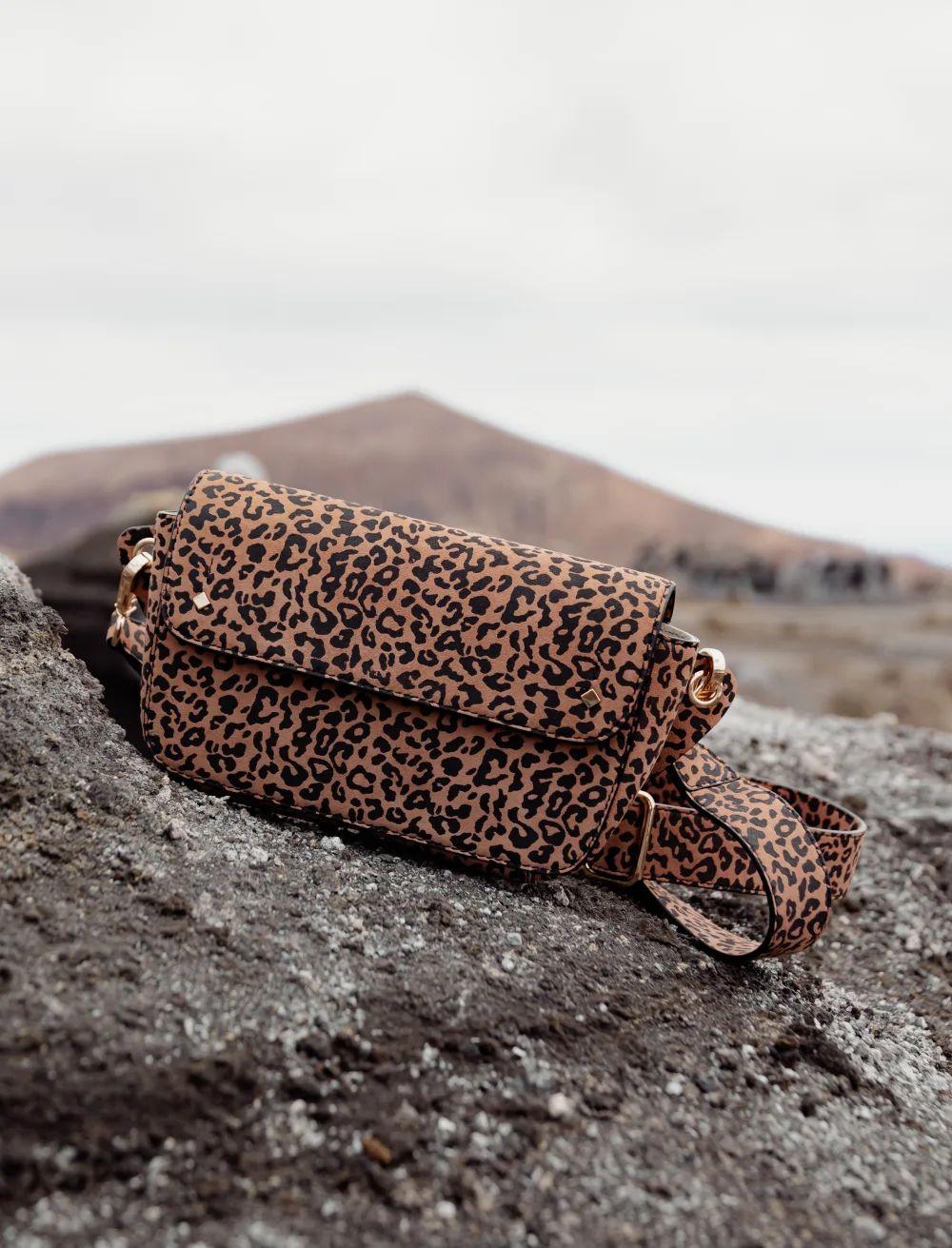 Maradji Emilie Sac Bandoulière Imprimé Léopard  