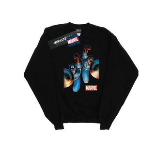 MARVEL  Falcon And Captain America Side By Side Sweatshirt 