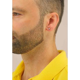 MUAU Schmuck  Solitär Ohrstecker 4-Griff-Fassung Weissgold 750 Brillanten 0.50ct. 5.5mm 