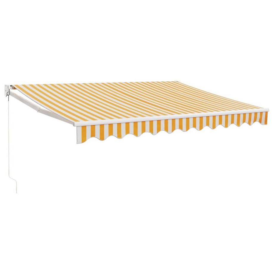 Auvent rétractable tissu