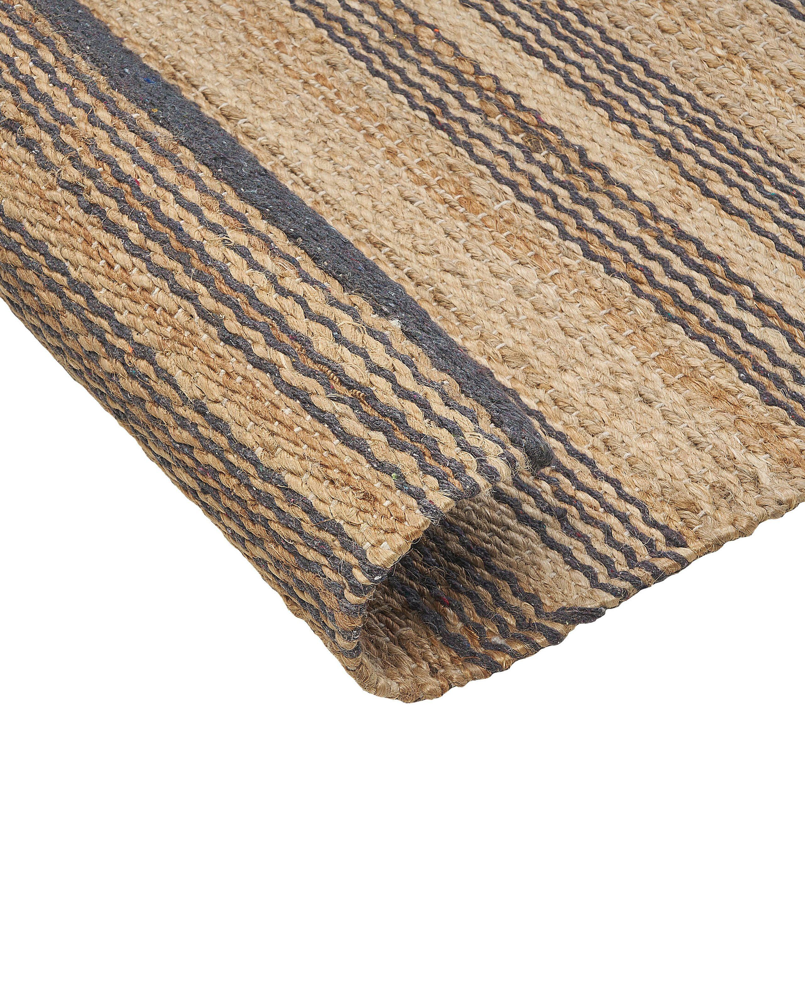 Beliani Tapis en Jute Traditionnel BUDHO  