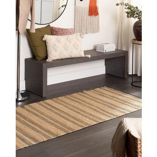 Beliani Tapis en Jute Traditionnel BUDHO  