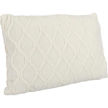 Coussin Scotty blanc 60x40