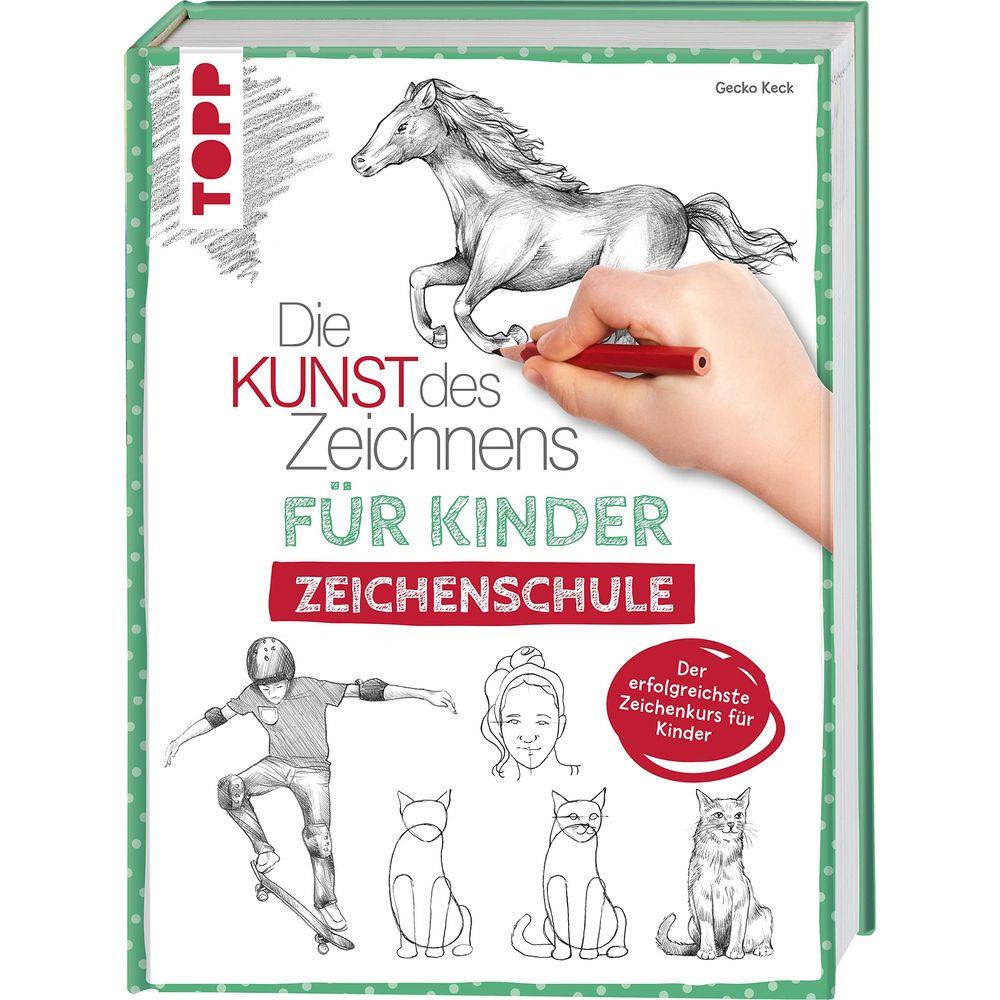 Die Kunst des Zeichnens für Kinder Zeichenschule Keck, Gecko Couverture rigide 