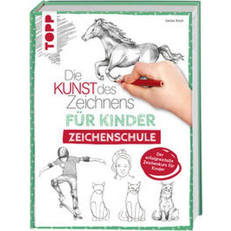 Die Kunst des Zeichnens für Kinder Zeichenschule Keck, Gecko Couverture rigide 