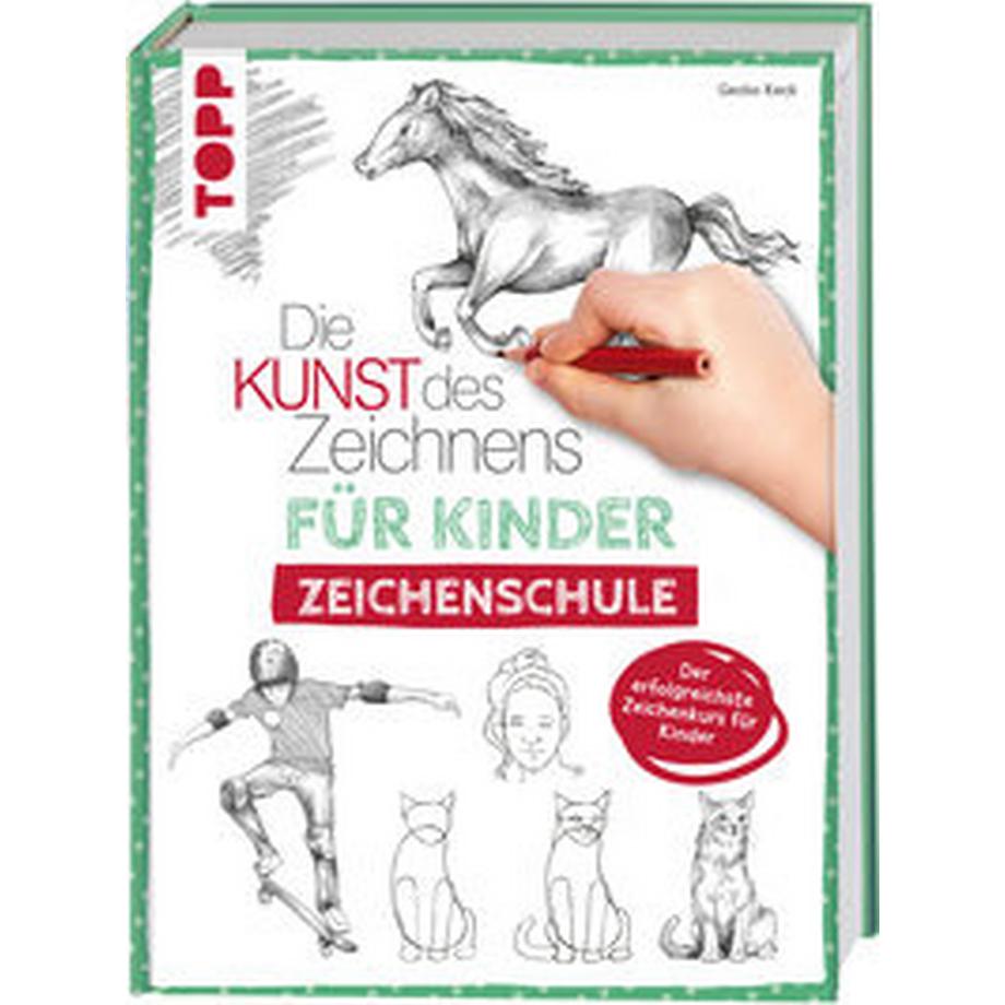 Die Kunst des Zeichnens für Kinder Zeichenschule Keck, Gecko Couverture rigide 