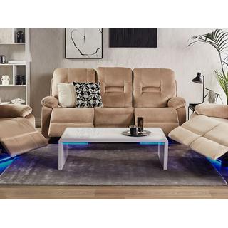 Beliani 3 Sitzer Sofa aus Samtstoff Modern BERGEN  