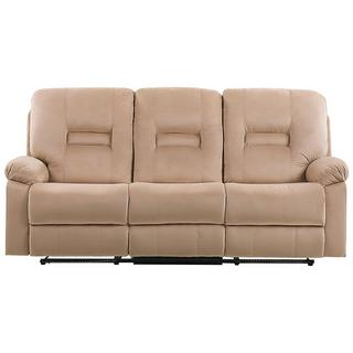 Beliani 3 Sitzer Sofa aus Samtstoff Modern BERGEN  