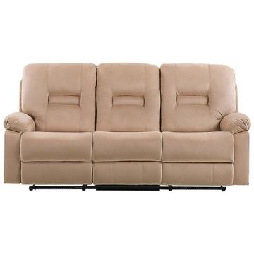 3 Sitzer Sofa aus Samtstoff Modern BERGEN