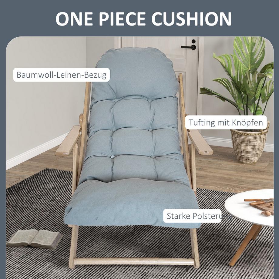 HOMCOM Fauteuil inclinable  
