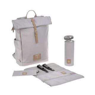 LÄSSIG  Rolltop Backpack Grey 