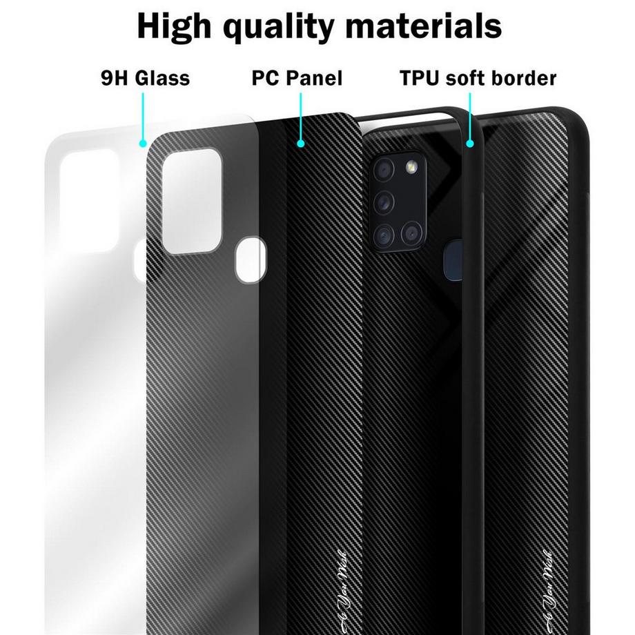 Cadorabo  Hülle für Samsung Galaxy A21s Streifen Optik 