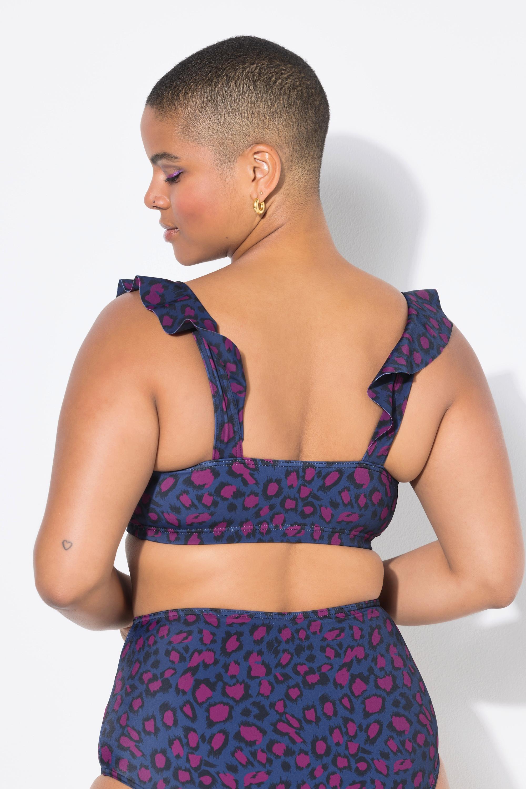 Studio Untold Haut de bikini Coques souples Imprimé léopard coloré  